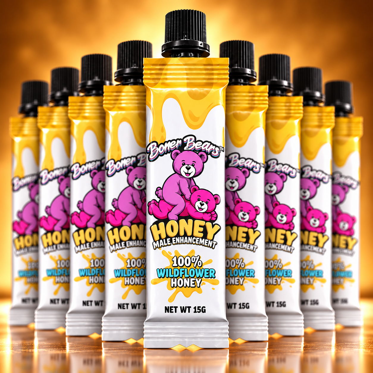 Boner Bears — Organic Wildflower Honey — вид 3