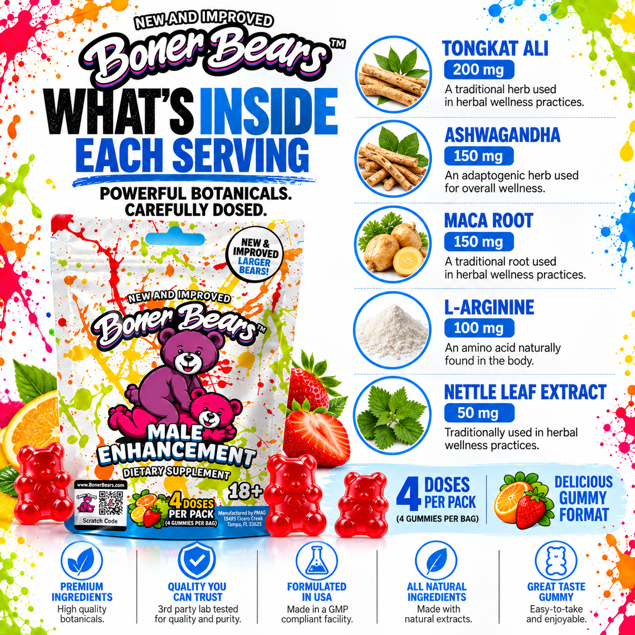 Boner Bears — Male Enhancement Gummies
