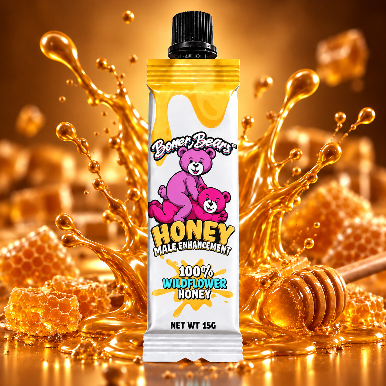 Boner Bears — Organic Wildflower Honey — вид 2