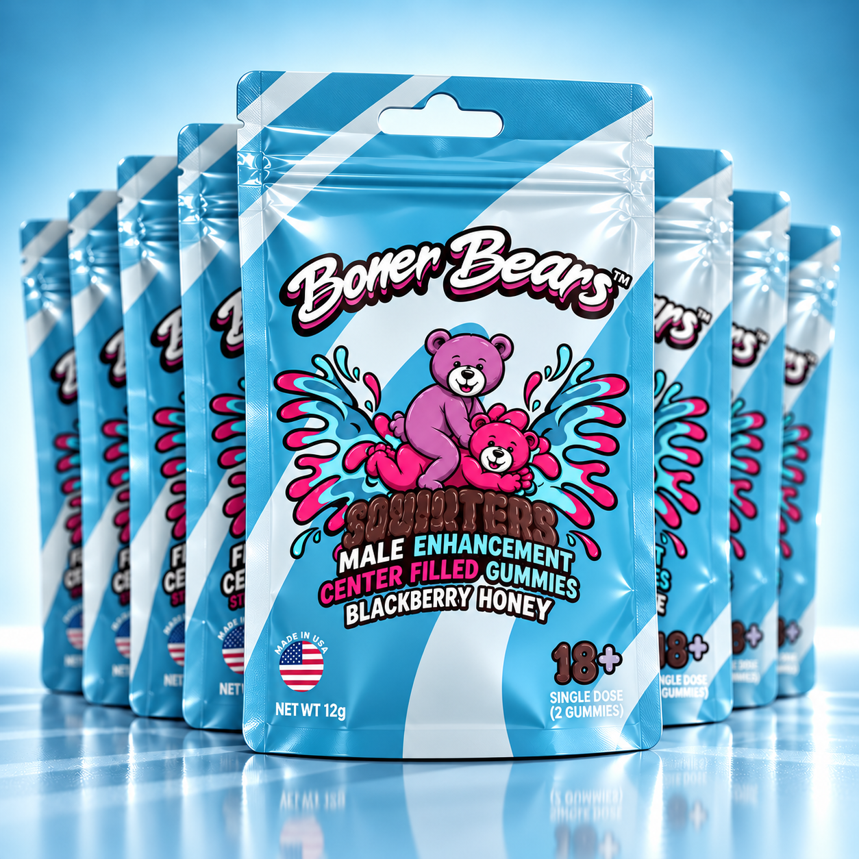 Boner Bears — Male Enhancement Gummies - Strawberry Chocolate  — vista 3