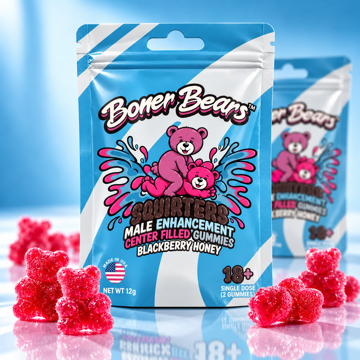 Boner Bears — Male Enhancement Gummies - Strawberry Chocolate  — vista 2